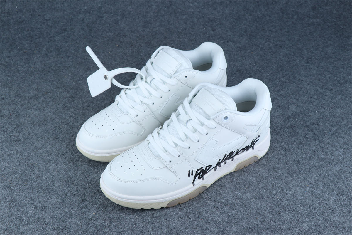 Off-White Women’s Out of Office “For Walking – White Black” (2023)