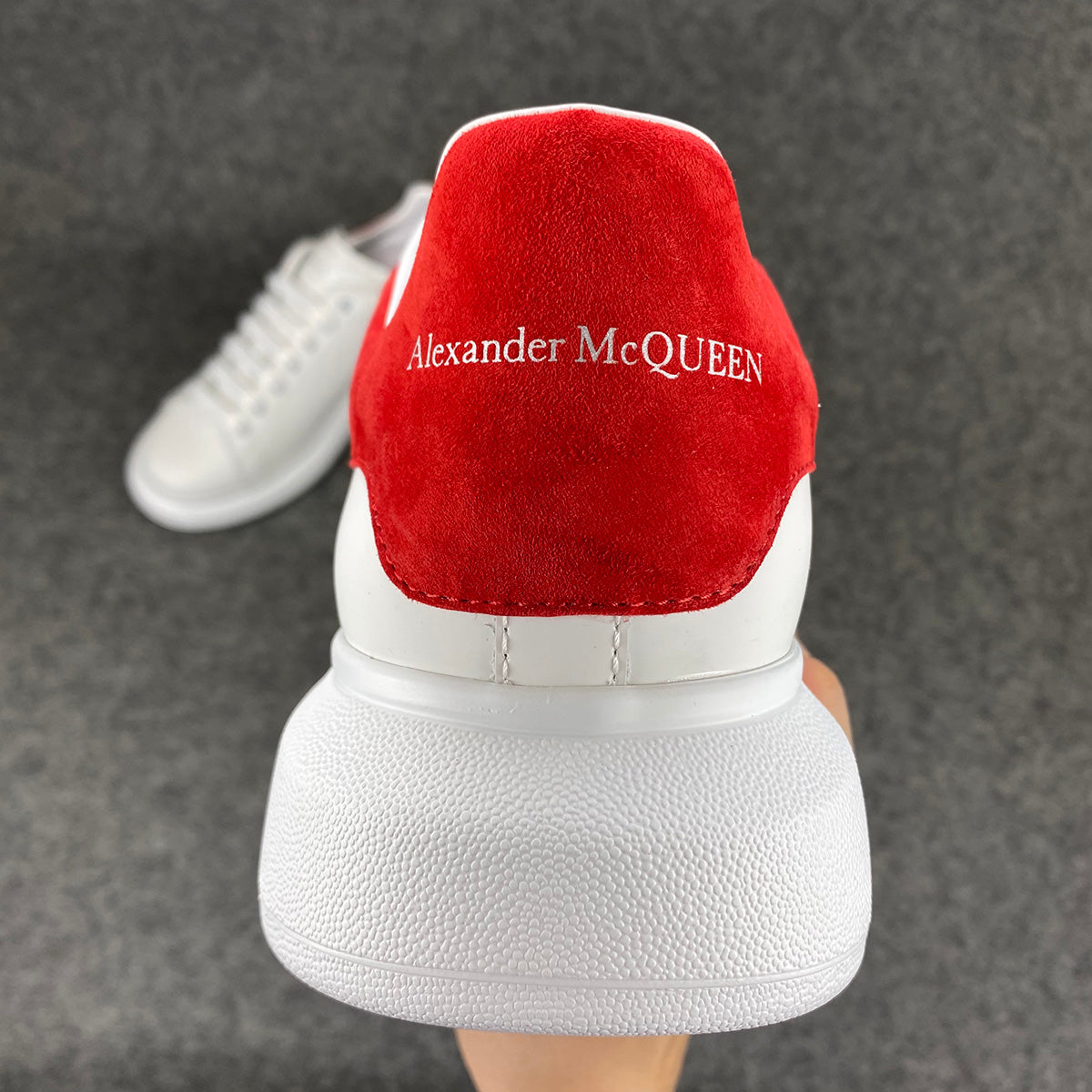 Alexander McQueen Oversized Sneaker 'White Lust Red'