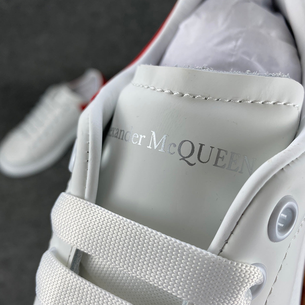 Alexander McQueen Oversized Sneaker 'White Lust Red'