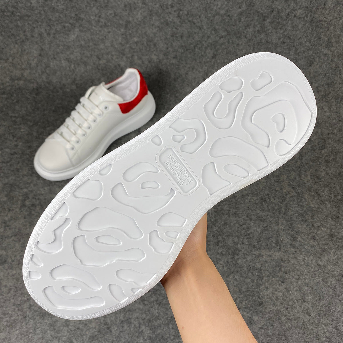 Alexander McQueen Oversized Sneaker 'White Lust Red'