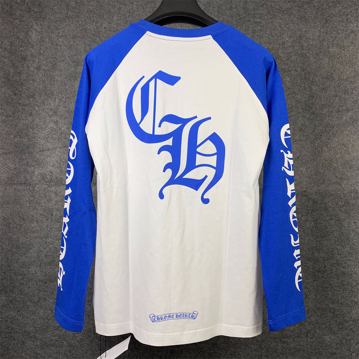 Chrome Hearts CH Baseball Shirt ‘White/Blue’