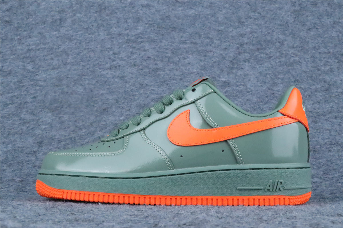 Nike Air Force 1 Low '07 Premium 'Oil Green Safety Orange'