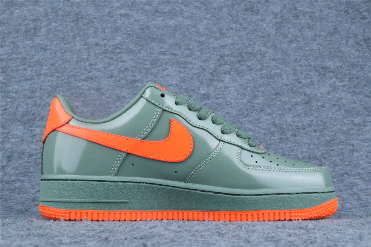 Nike Air Force 1 Low '07 Premium 'Oil Green Safety Orange'