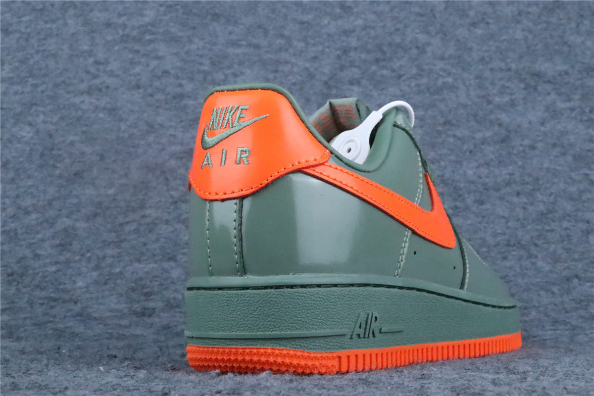 Nike Air Force 1 Low '07 Premium 'Oil Green Safety Orange'