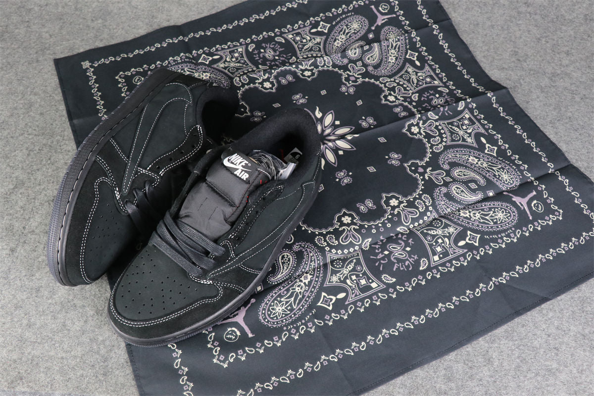 Travis Scott x Air Jordan 1 Low OG SP 'Black Phantom' (EU Warehouse, No QC)