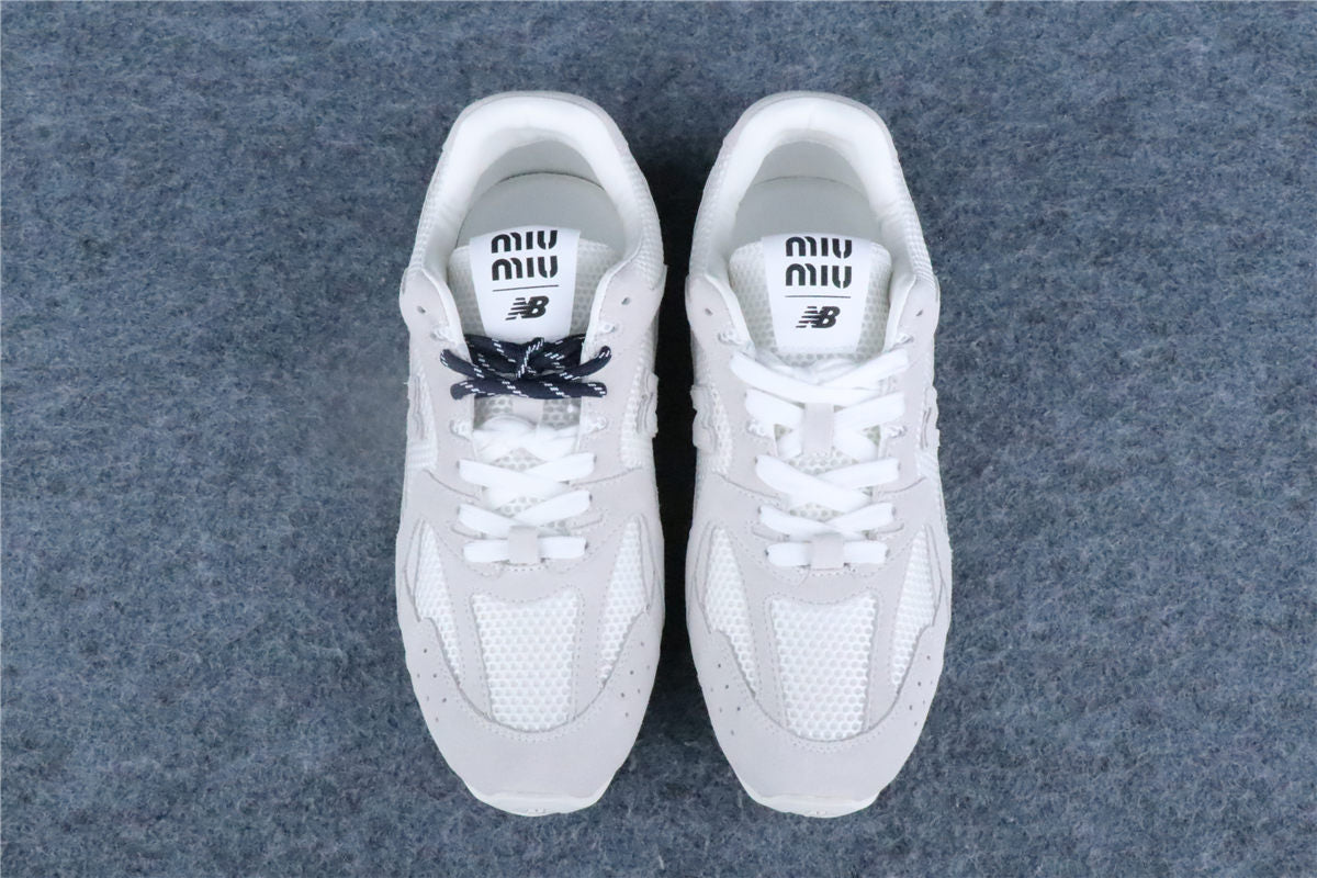 Miu Miu x New Balance 530 SL Mesh & Suede 'White'