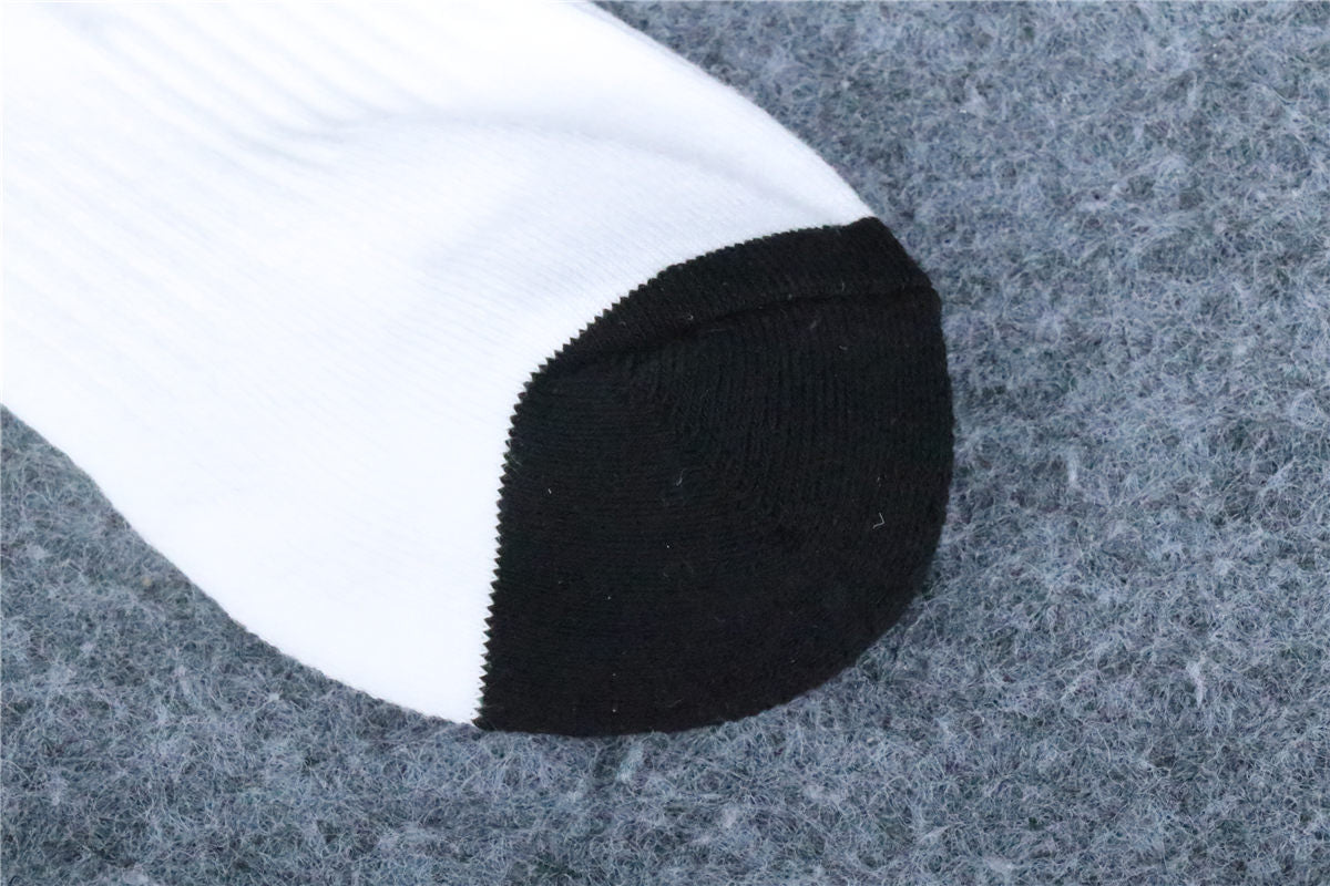 Chrome Hearts Logo-Intarsia Ribbed-Knit Socks 'White Black'