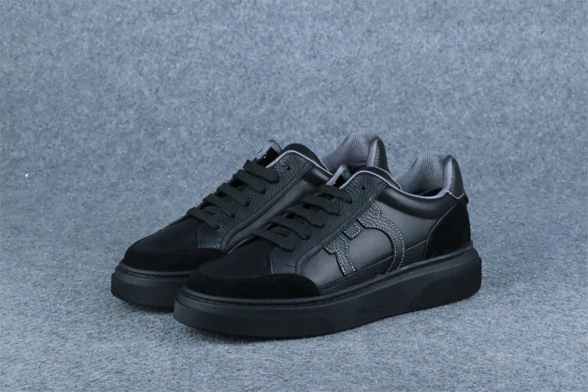 Ferragamo Cassina Low-Top Sneaker 'Black'