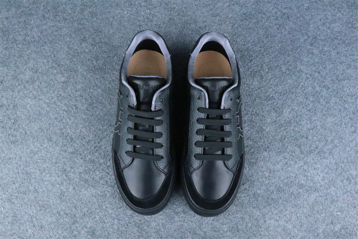 Ferragamo Cassina Low-Top Sneaker 'Black'