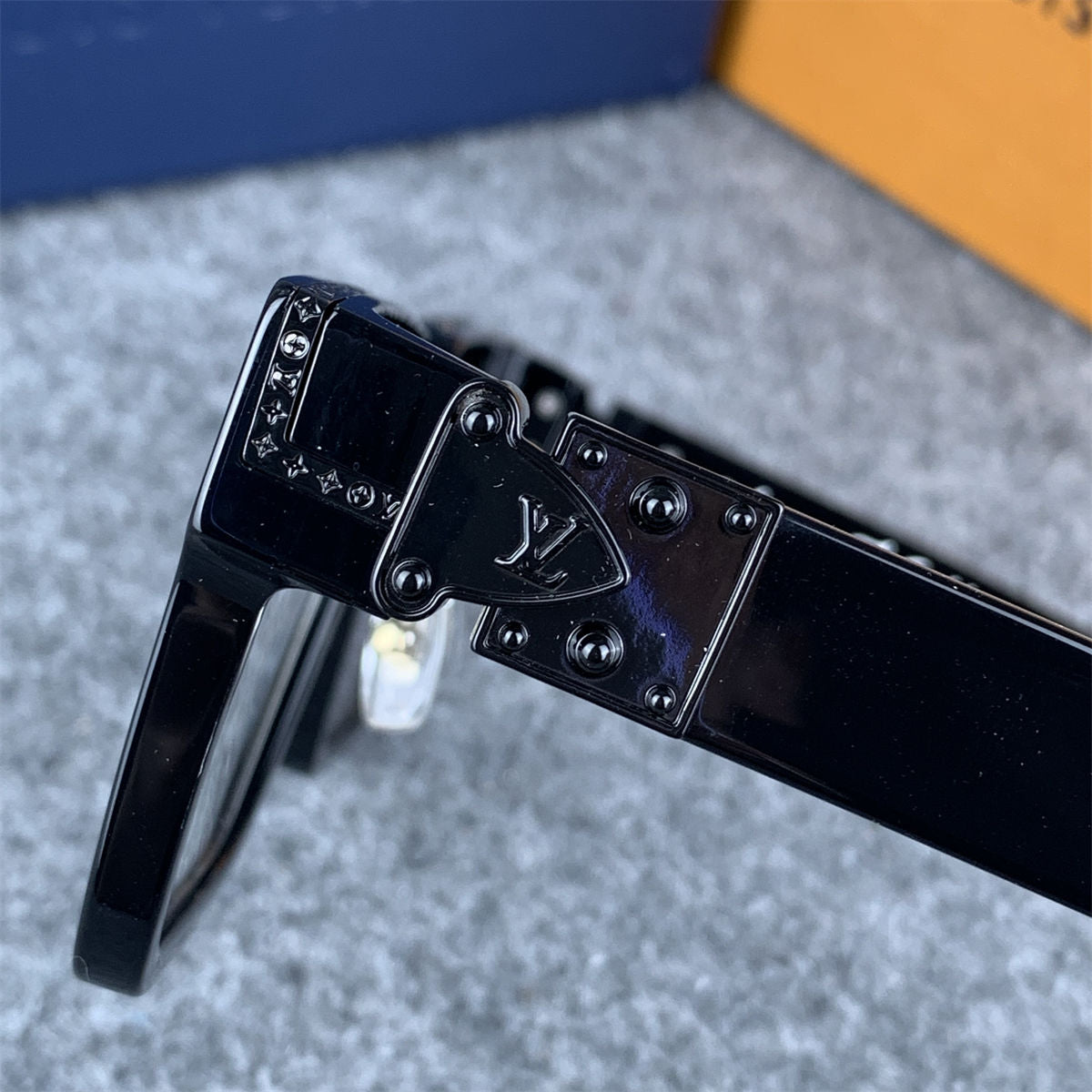 LV  Acetate 1.1 Millionaires Eyeglasses 'Black'