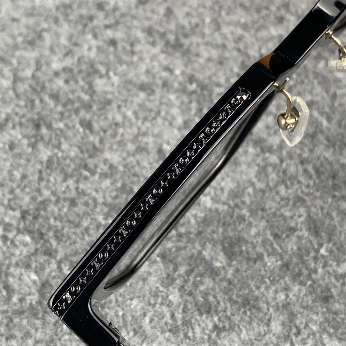 LV  Acetate 1.1 Millionaires Eyeglasses 'Black'