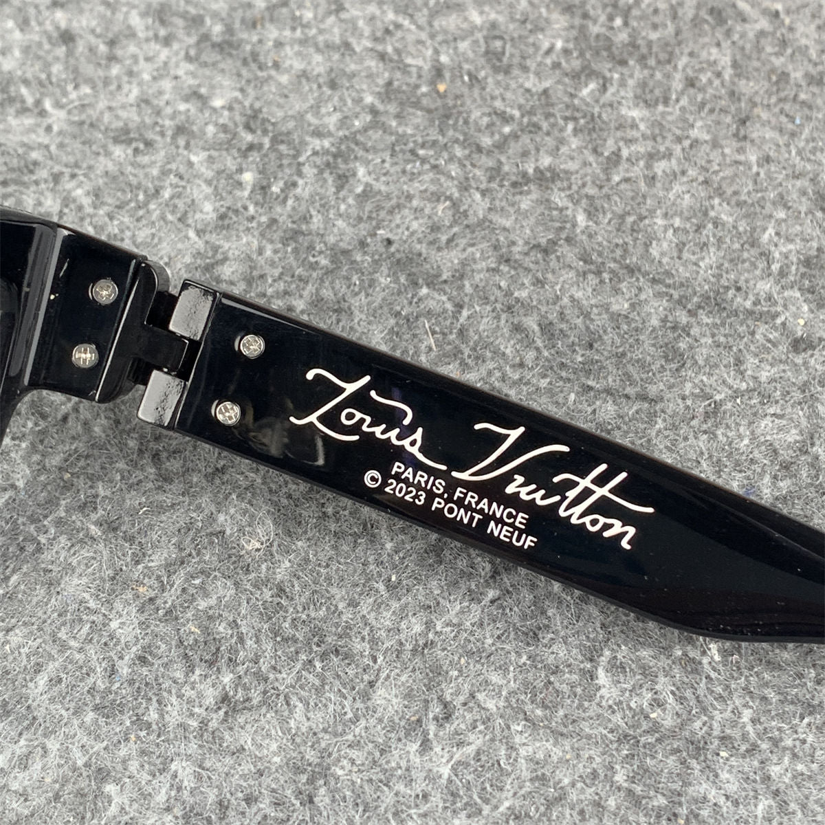 LV  Acetate 1.1 Millionaires Eyeglasses 'Black'