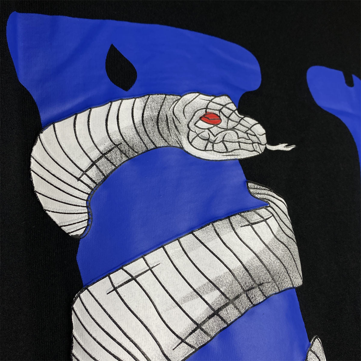 Vlone Staple T-Shirt 'Black/Blue'
