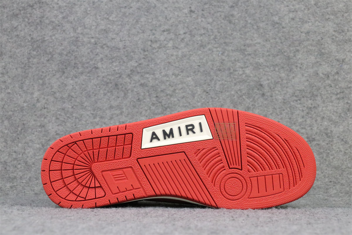 Amiri Skel Top Low 'White Red'