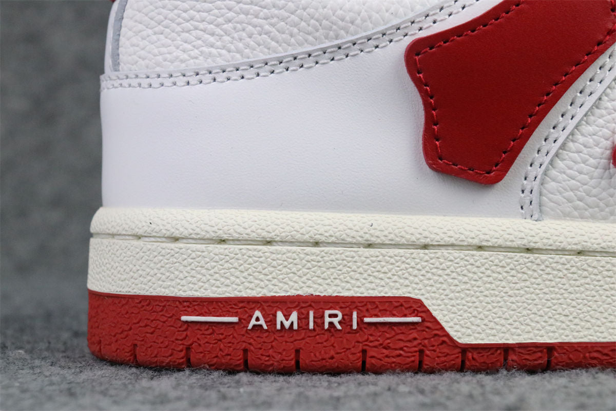 Amiri Skel Top Low 'White Red'