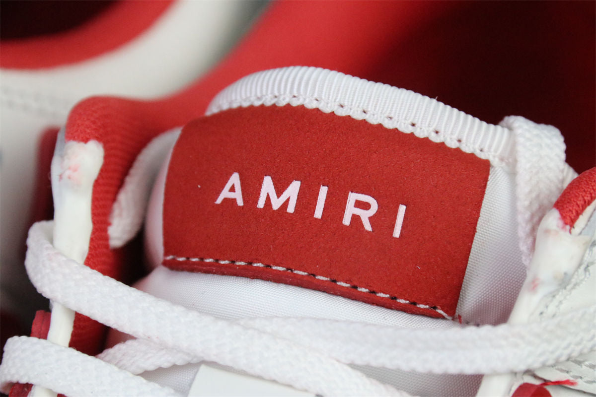 Amiri Skel Top Low 'White Red'