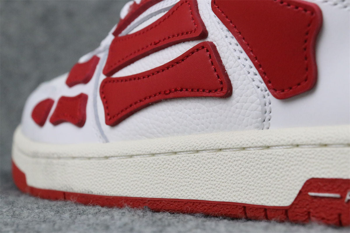 Amiri Skel Top Low 'White Red'
