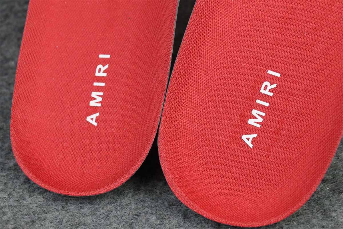 Amiri Skel Top Low 'White Red'