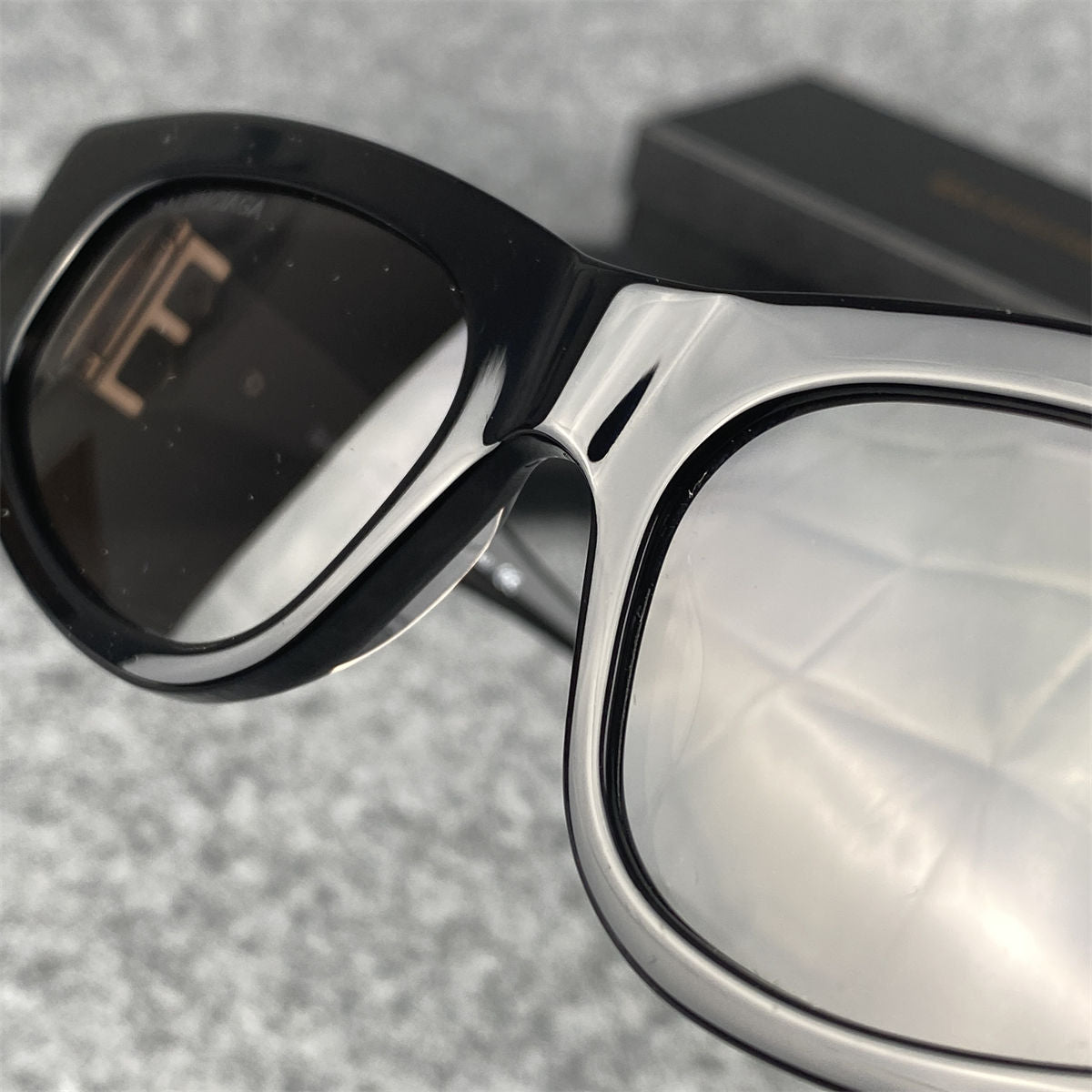 Balenciaga BB0095S 001 Sunglasses 'Black Gold'
