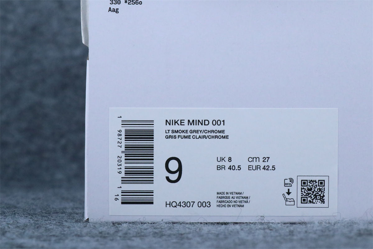 Nike Mind 001 Mule 'Light Smoke Grey' (We recommend sizing up)