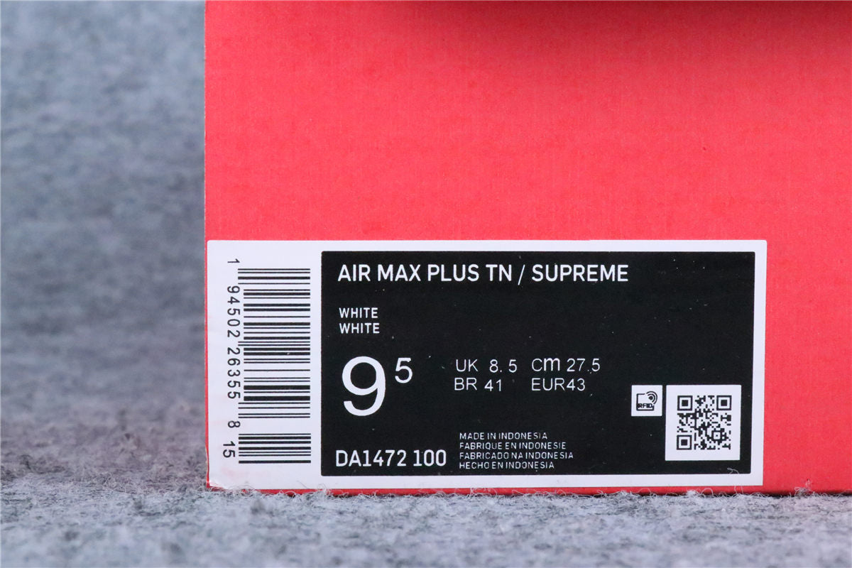 Supreme x Nike Air Max Plus TN 'White'
