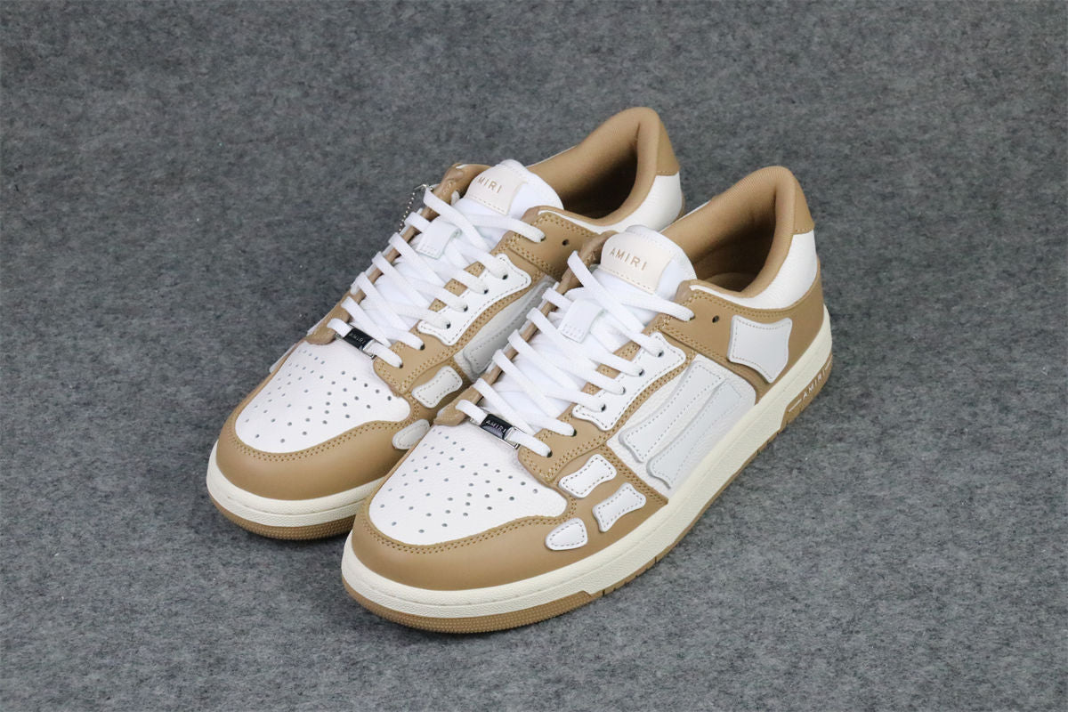 Amiri Skel Top Low 'Brown White'