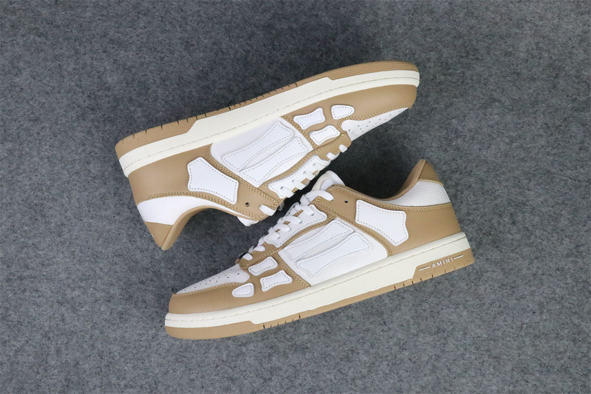 Amiri Skel Top Low 'Brown White'