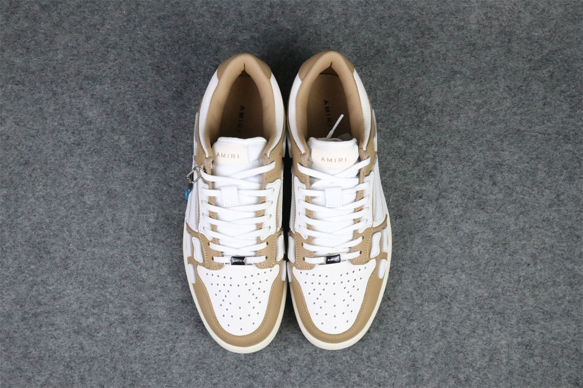 Amiri Skel Top Low 'Brown White'