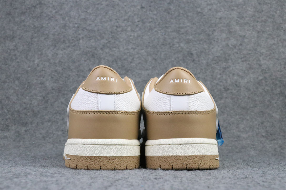 Amiri Skel Top Low 'Brown White'