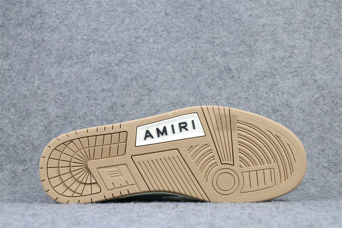 Amiri Skel Top Low 'Brown White'