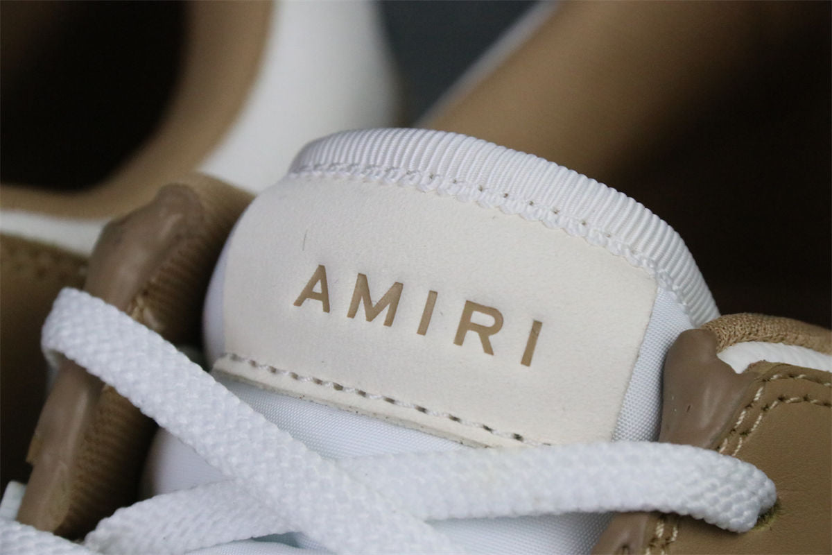 Amiri Skel Top Low 'Brown White'