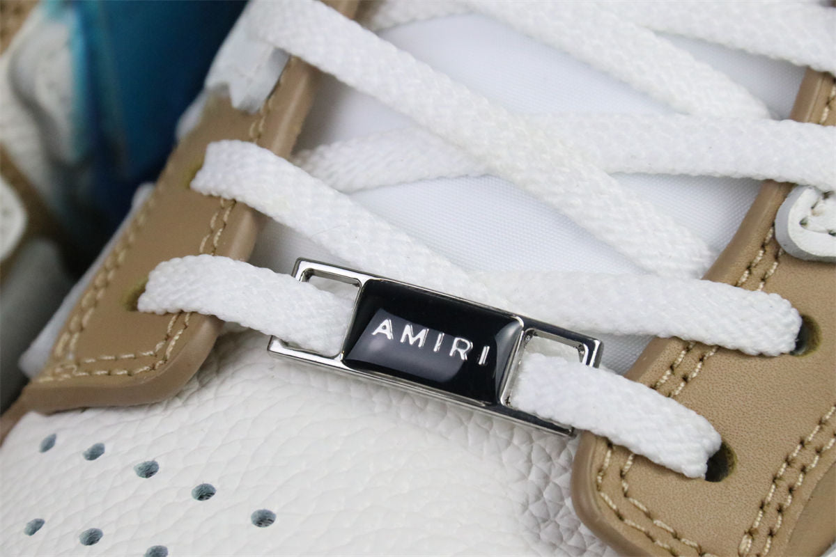 Amiri Skel Top Low 'Brown White'