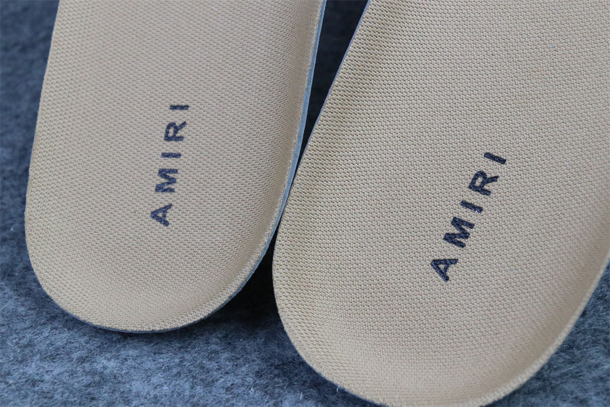 Amiri Skel Top Low 'Brown White'