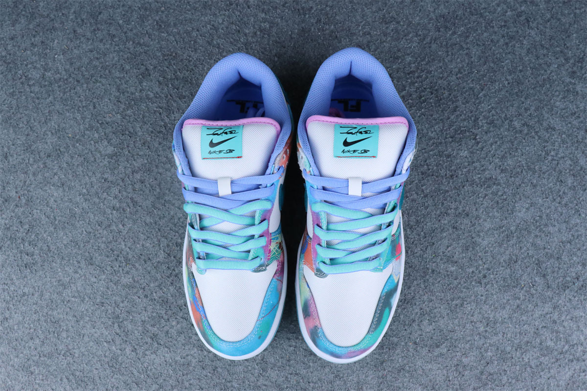Futura Laboratories x Nike Dunk Low SB 'Bleached Aqua'