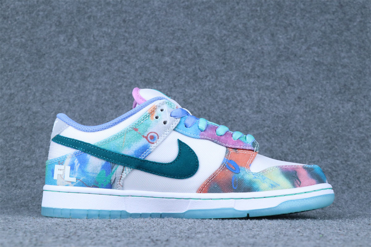 Futura Laboratories x Nike Dunk Low SB 'Bleached Aqua'