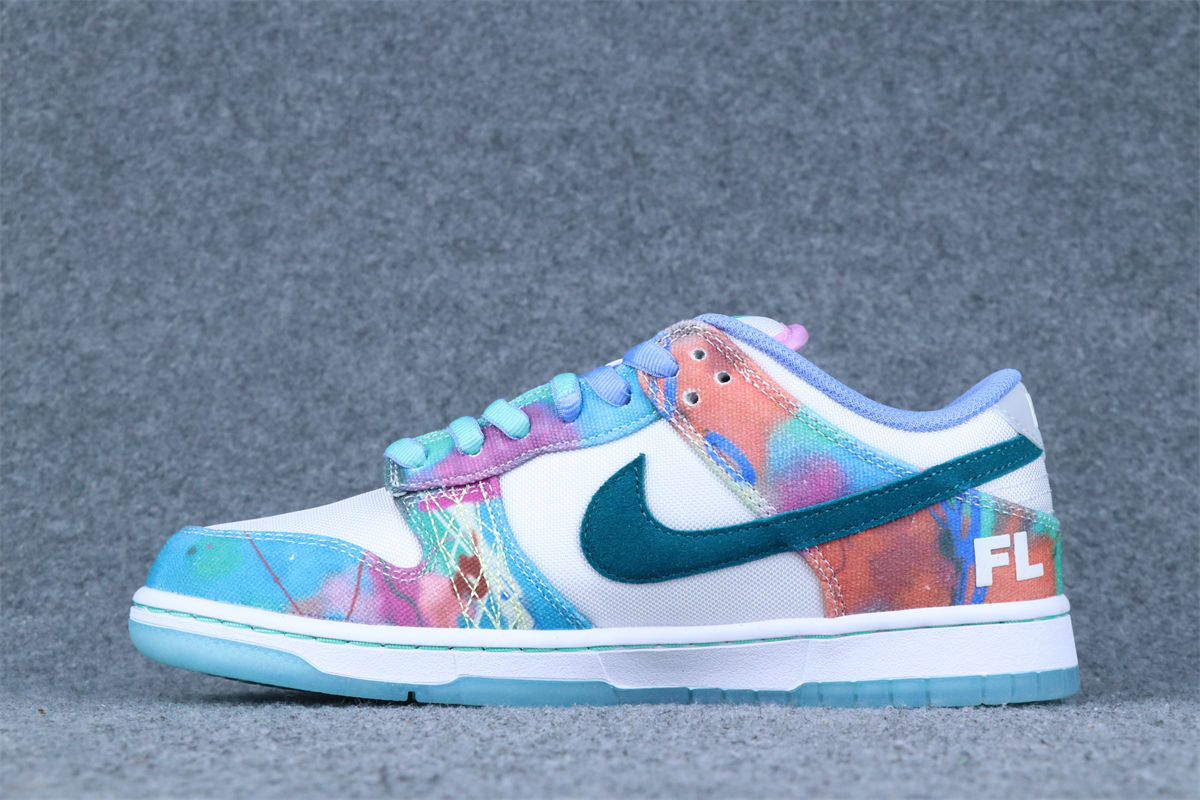 Futura Laboratories x Nike Dunk Low SB 'Bleached Aqua'