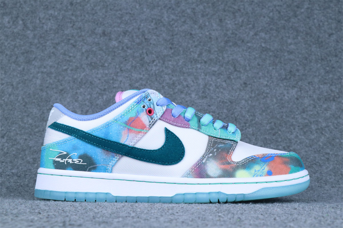 Futura Laboratories x Nike Dunk Low SB 'Bleached Aqua'