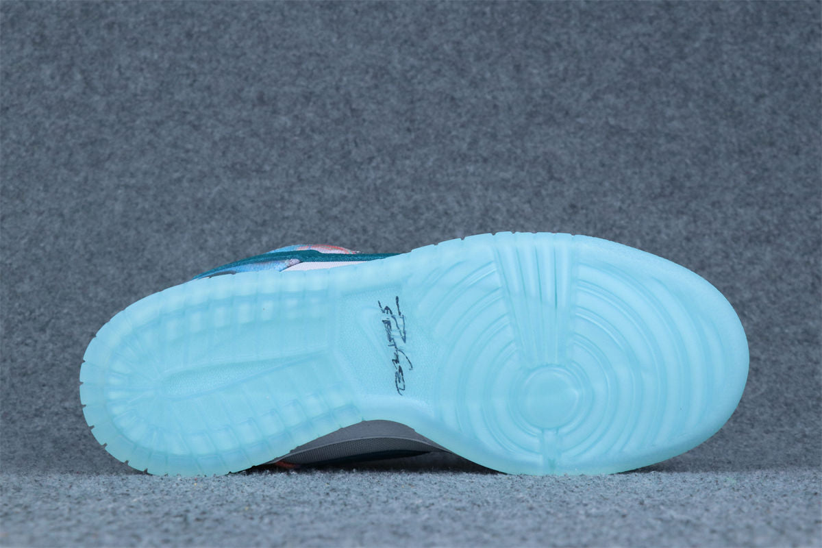 Futura Laboratories x Nike Dunk Low SB 'Bleached Aqua'