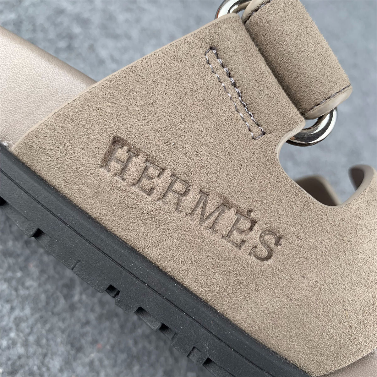 Chypre Sandals 'Beige Suède
