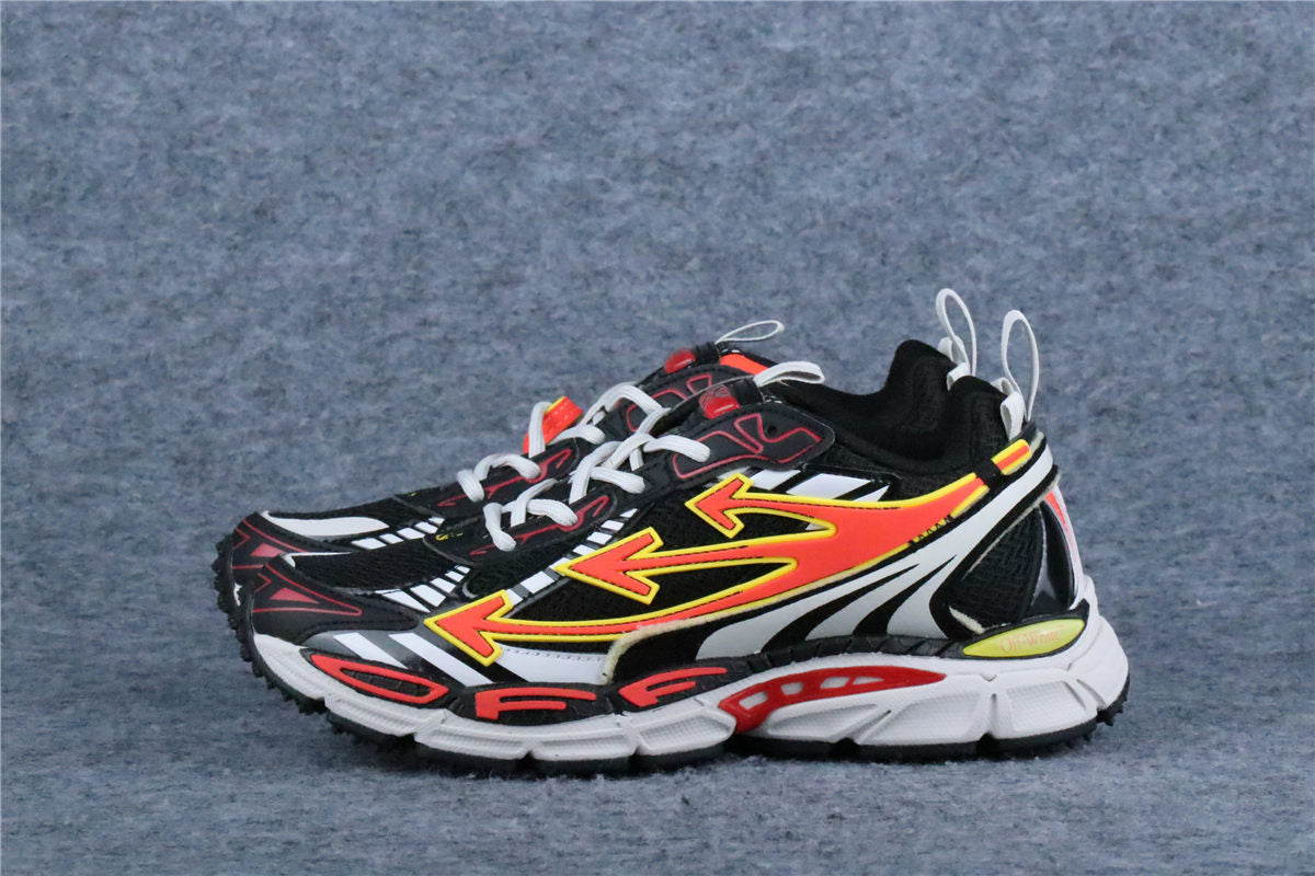 Off-White Be Right Back Mesh 'Black Coral Red'