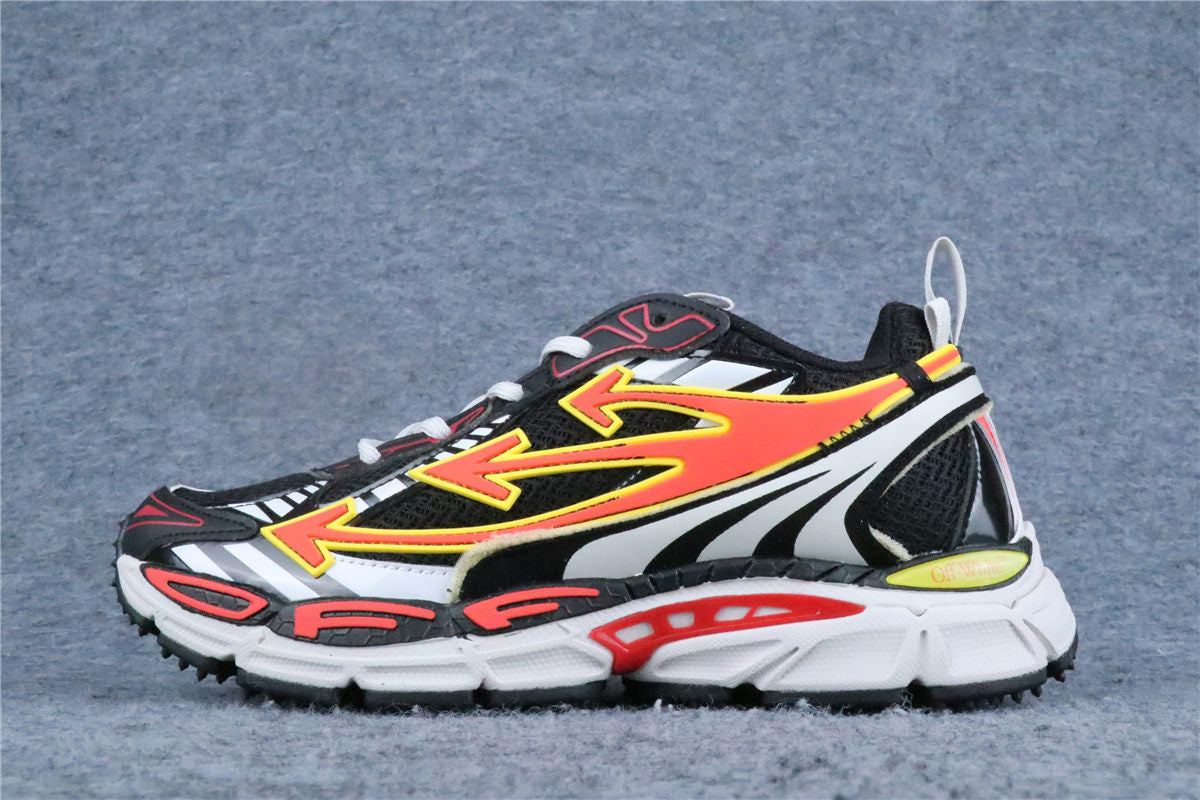 Off-White Be Right Back Mesh 'Black Coral Red'
