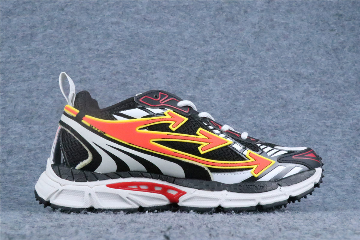 Off-White Be Right Back Mesh 'Black Coral Red'