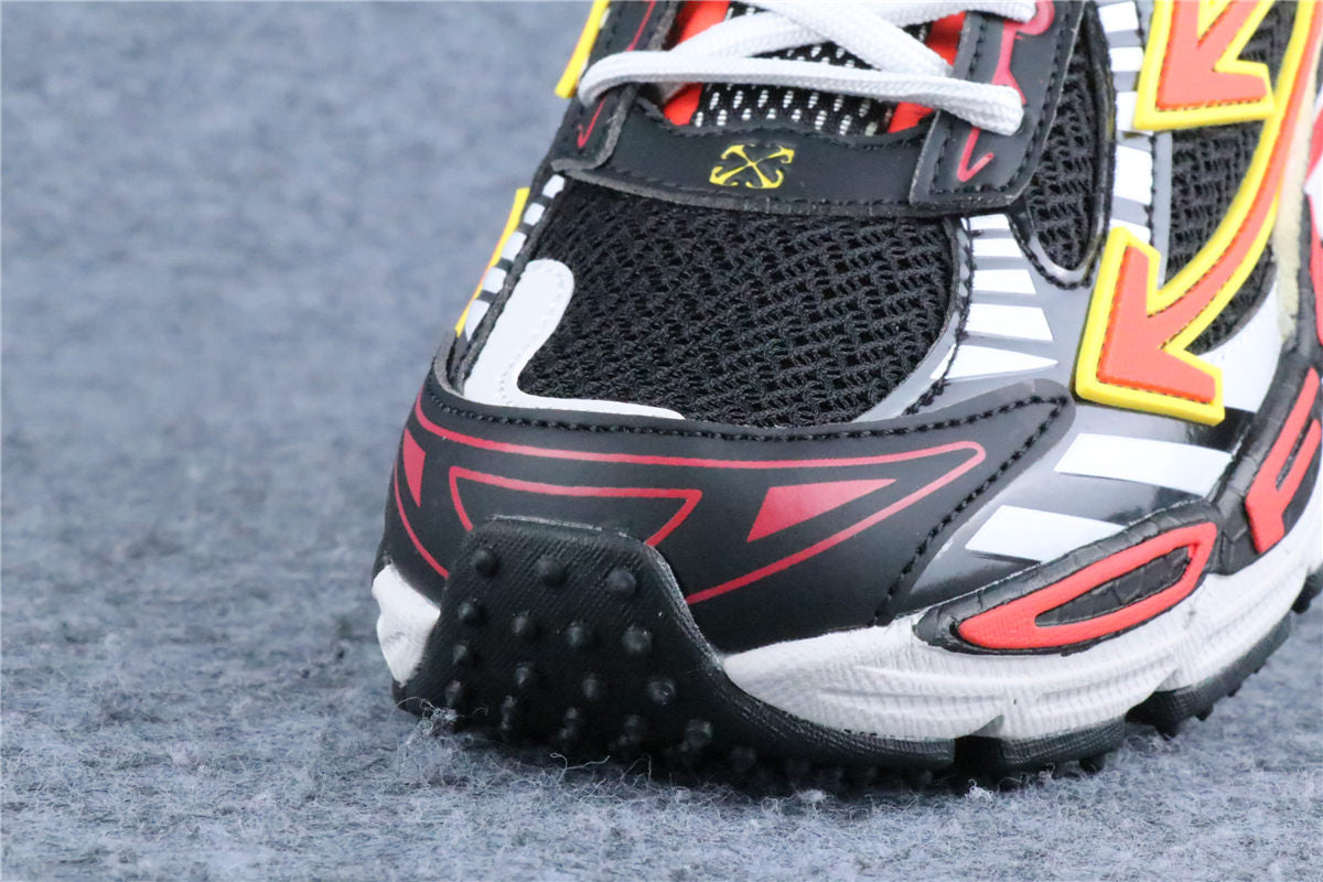 Off-White Be Right Back Mesh 'Black Coral Red'