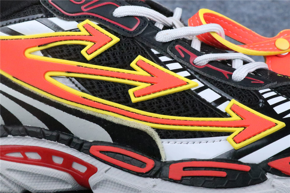 Off-White Be Right Back Mesh 'Black Coral Red'