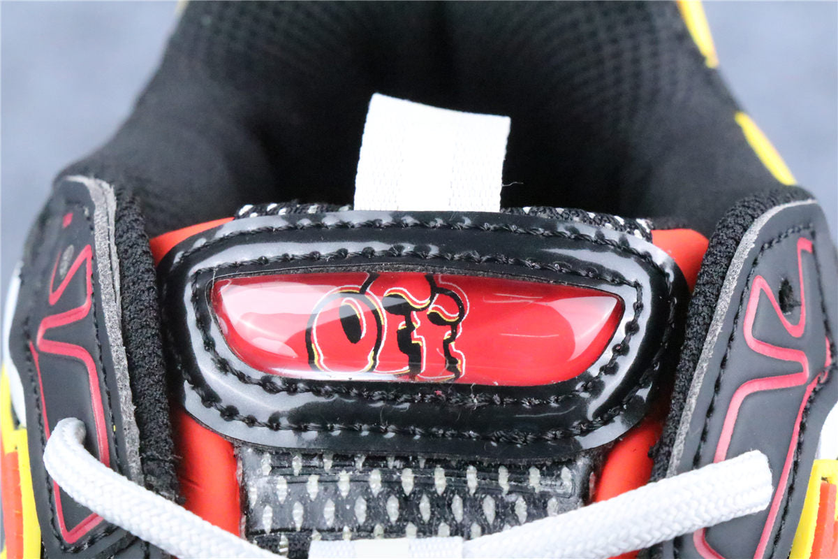 Off-White Be Right Back Mesh 'Black Coral Red'