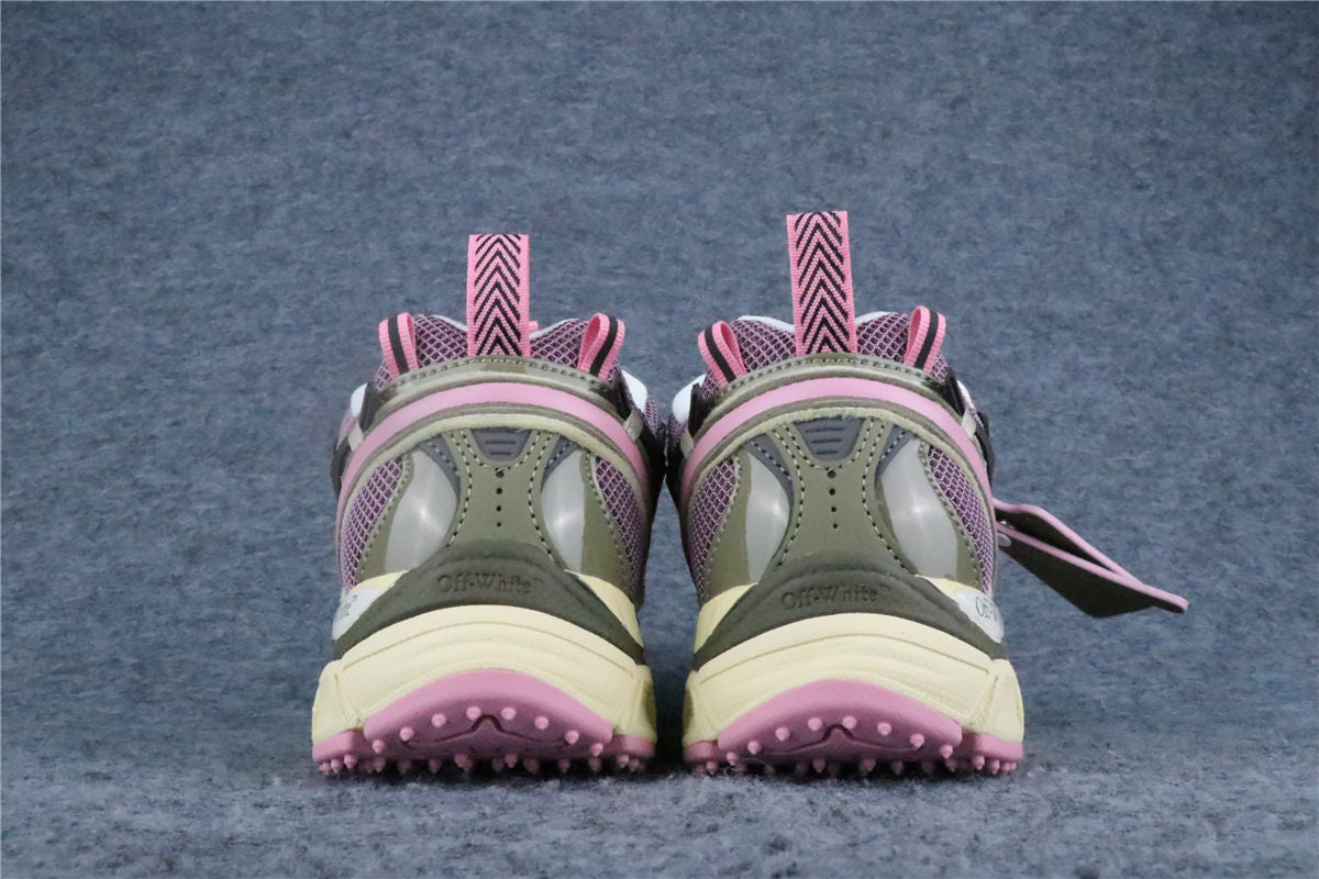 Off-White Be Right Back Mesh Sneakers 'Pink Olive'
