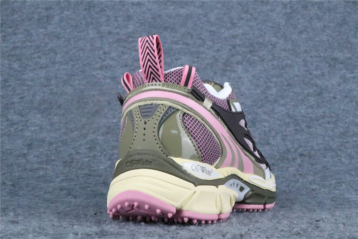Off-White Be Right Back Mesh Sneakers 'Pink Olive'