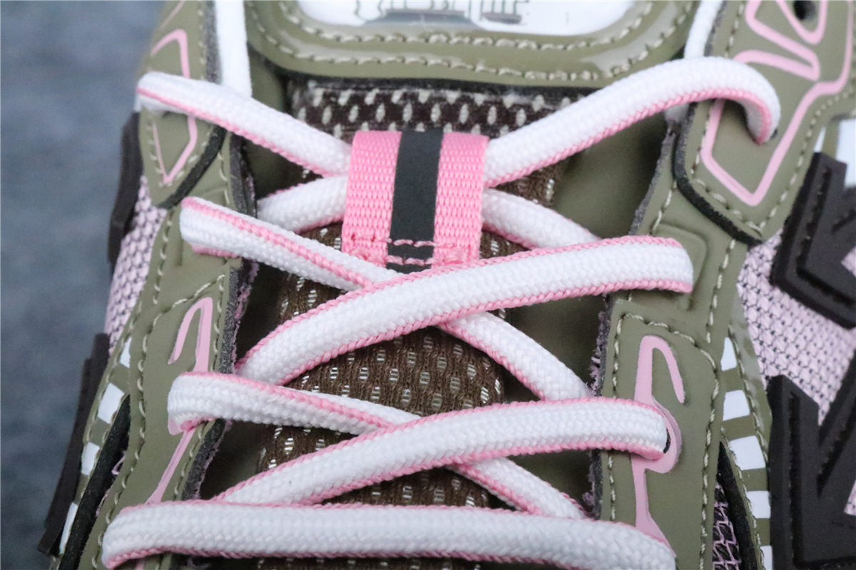 Off-White Be Right Back Mesh Sneakers 'Pink Olive'