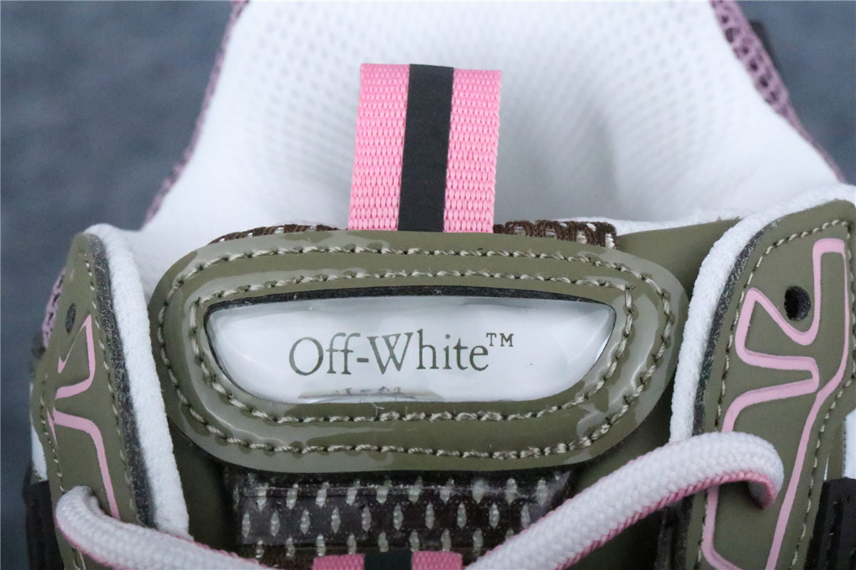 Off-White Be Right Back Mesh Sneakers 'Pink Olive'
