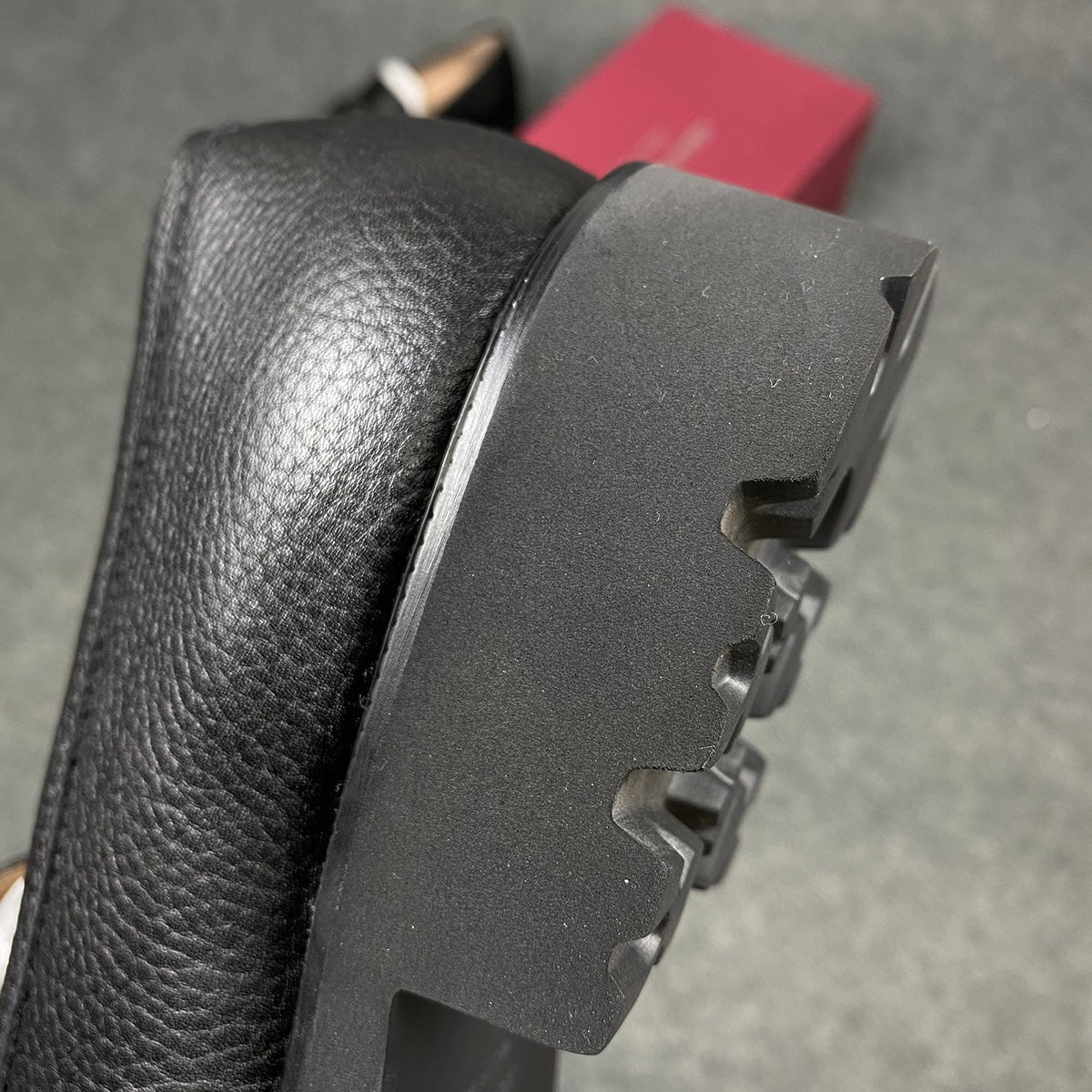 Salvatore Ferragamo Gancini Lug Sole Loafers 'Black'